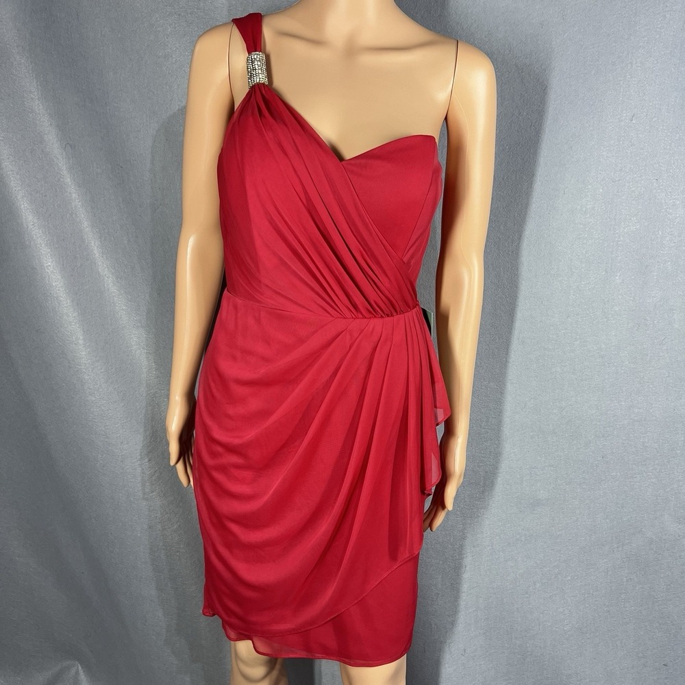 Dj Jaz Red Mini Cocktail‎ Dress Size 8